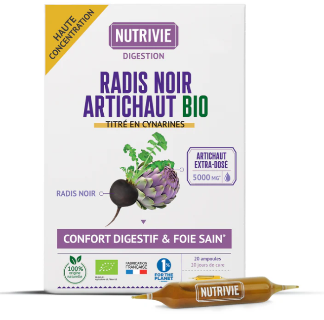 Radis Noir Artichaut Ampoules BIO