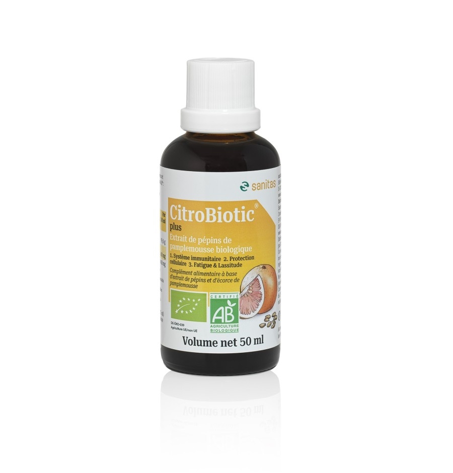 Citrobiotic Plus (Extrait de Pépins de Pamplemousse Bio)