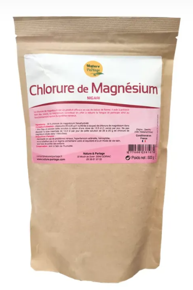Sel de Nigari (chlorure de magnésium)