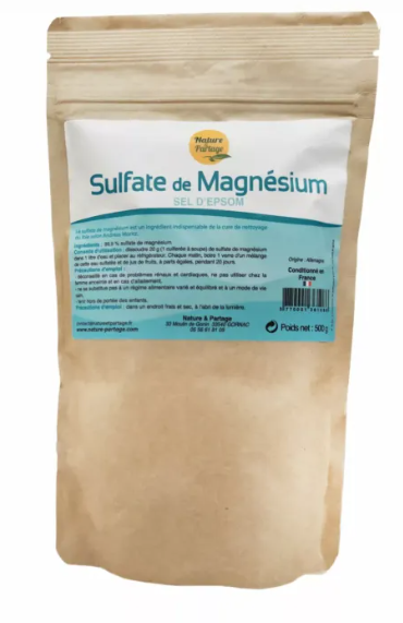 Sel d'Epsom (Sulfate de Magnésium) 