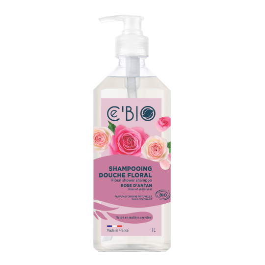 Shampooing Douche Floral Rose d'Antan 1L 