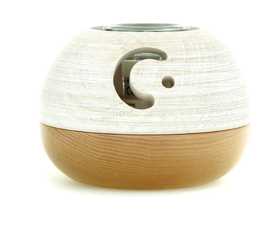 Diffuseur électrique Saturne naturel/ blanc