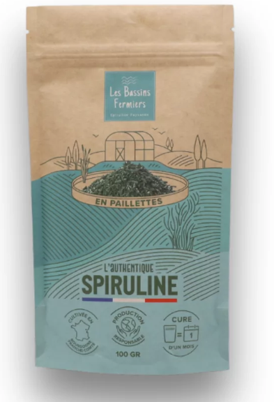 Spiruline en paillettes