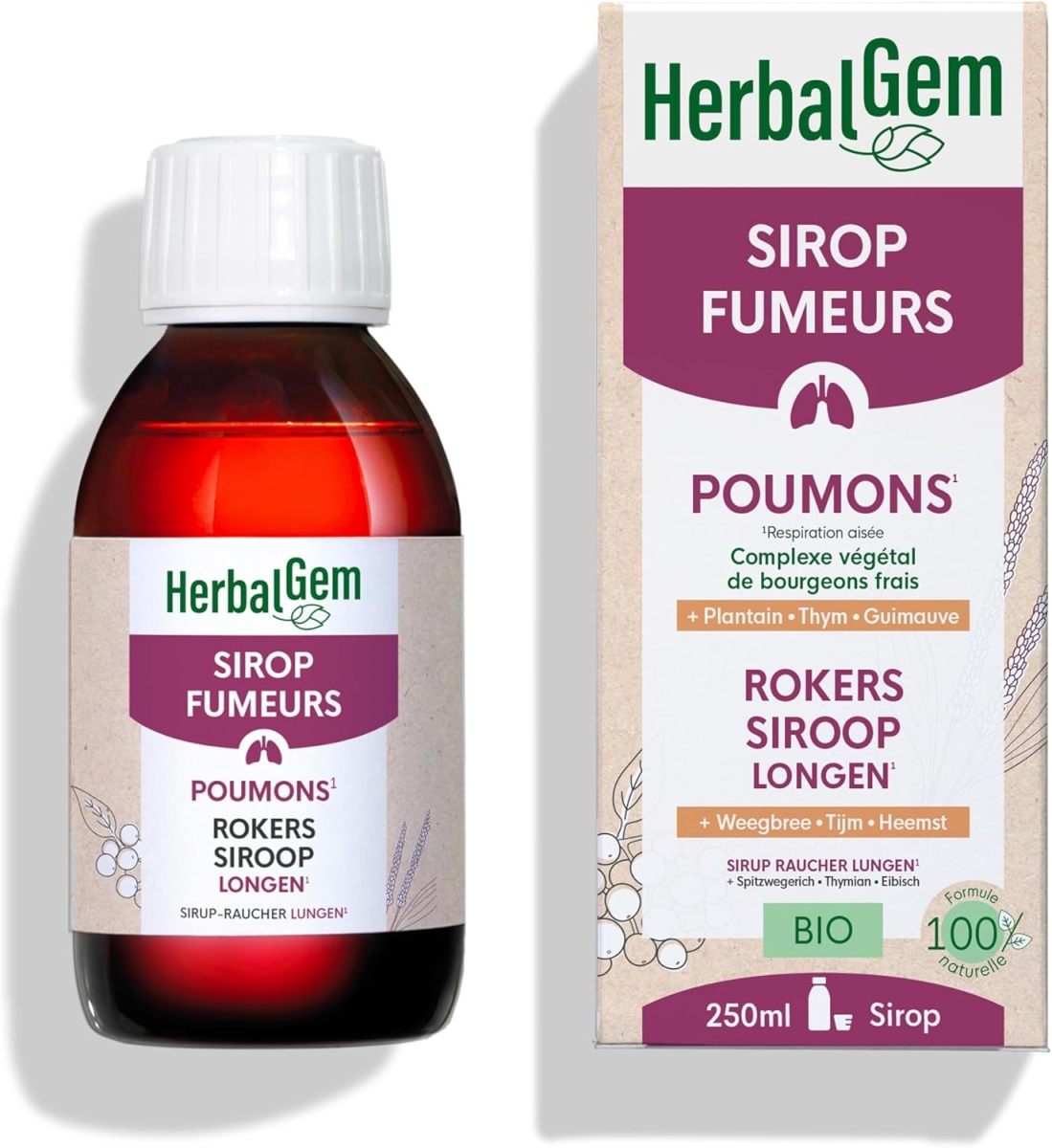 Sirop des Fumeurs  Poumons Bio