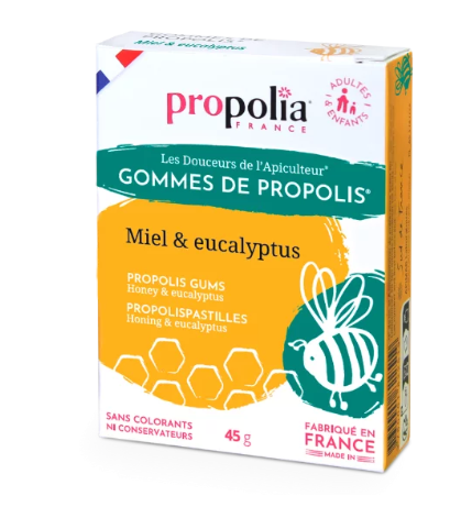 Gommes de Propolis, Miel & Eucalyptus Radié Bio