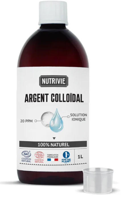 Argent Colloïdal 20ppm 100% naturel DDM