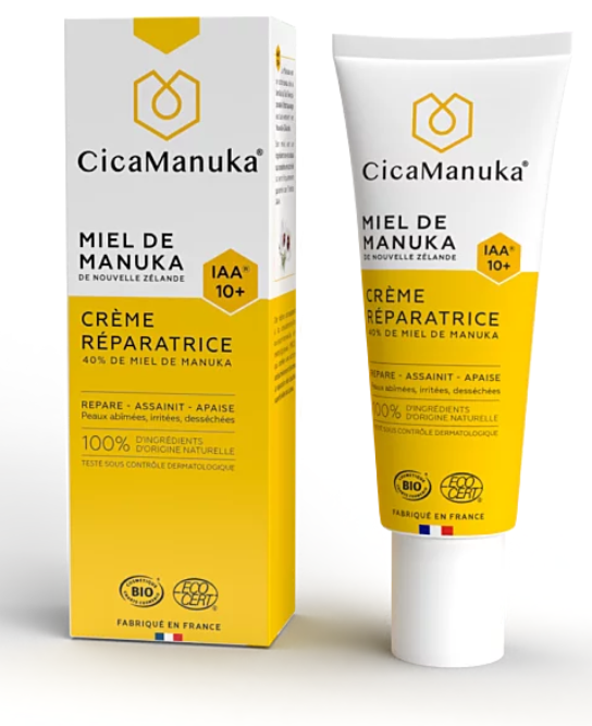 Crème réparatrice 40 p.c. miel de manuka IAA 10+ CicaManuka BIO