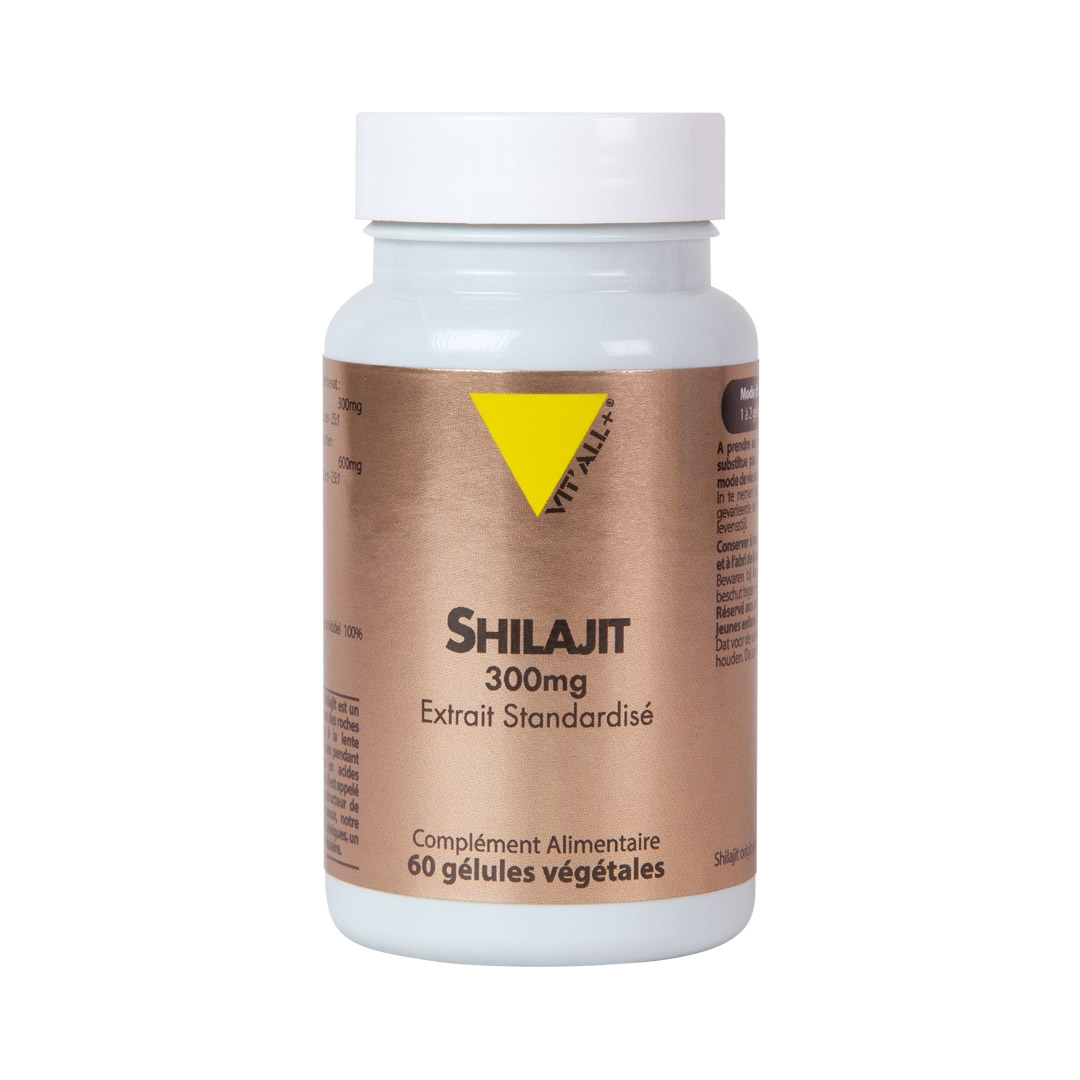 Shilajit 1000 mg extrait standardisé 60 gélules