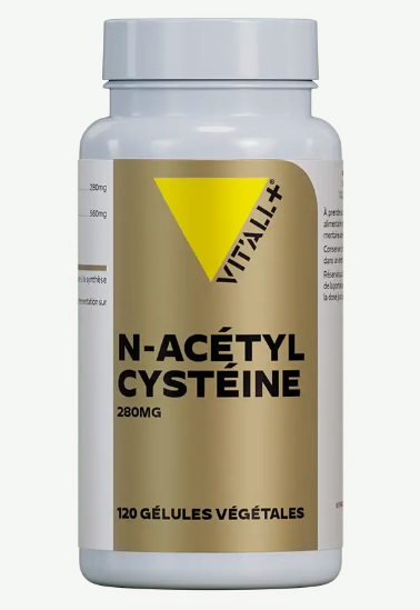 N Acétyl Cystéine NAC 280mg 120 Gélules