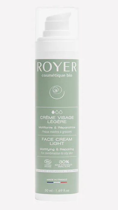 Crème visage légère à la bave d'escargot BIO