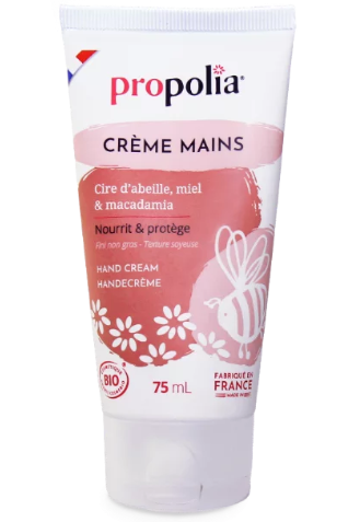 Crème mains Bio Cire d'abeille, Miel & Macadamia