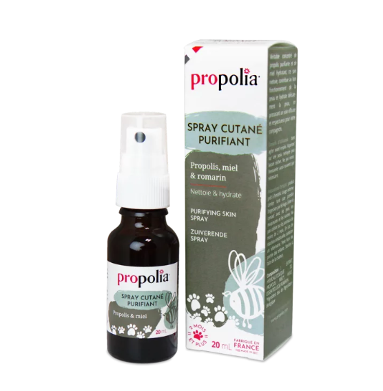 Spray cutané purifiant - Propolis, miel & romarin