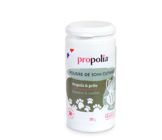 Poudre de soin cutané - Propolis & Prêle
