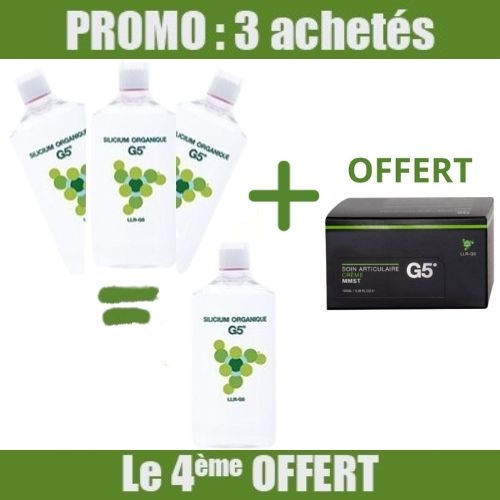 G5 - Silicium organique G5 - Format 1 litre - 3 acheté le 4ème OFFERT