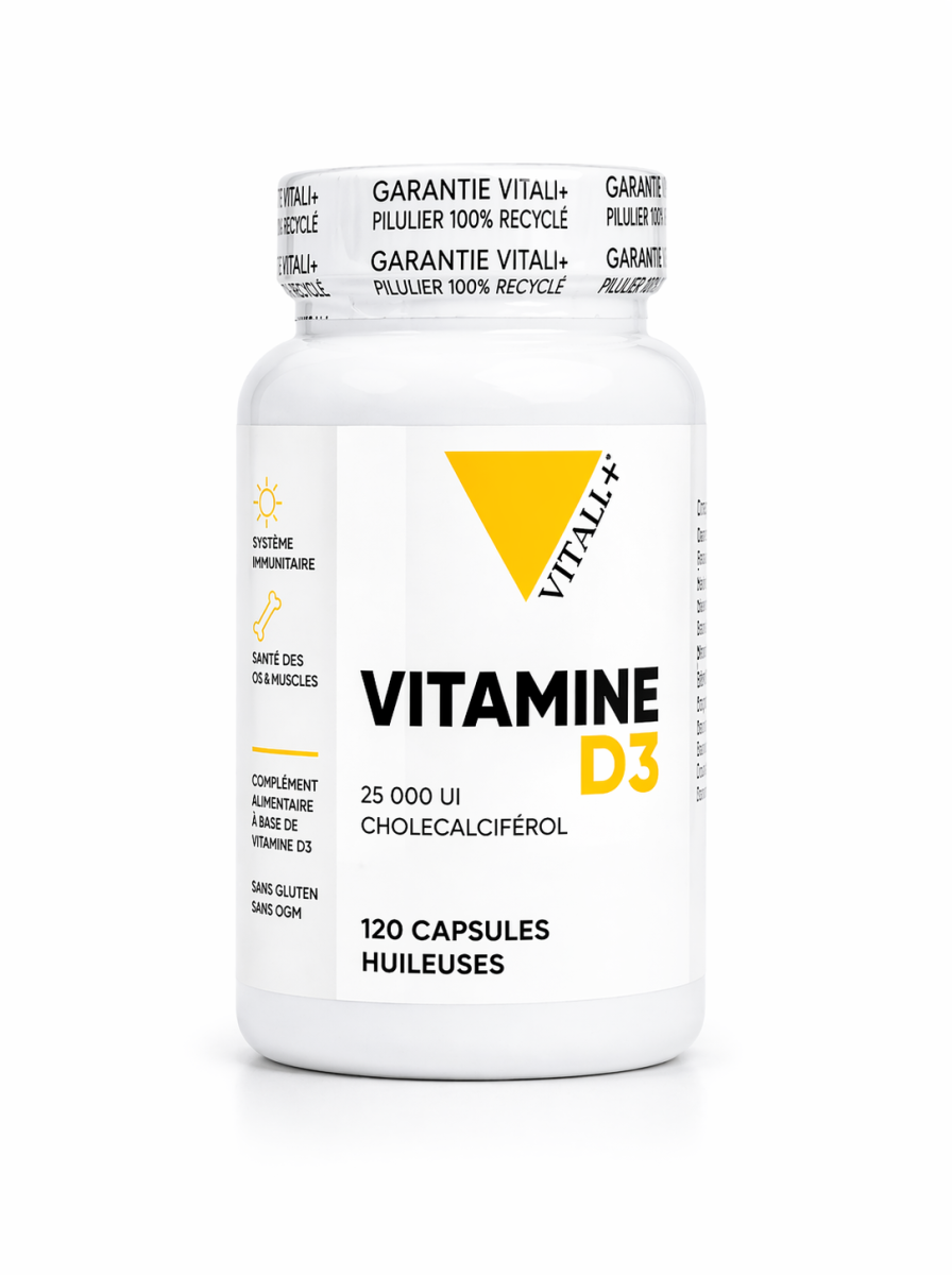 Vitamine D3, 100 capsules 2000 UI