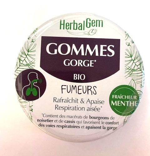 Gommes Gorges Fumeurs BIO - DDM ET DATE COURTE