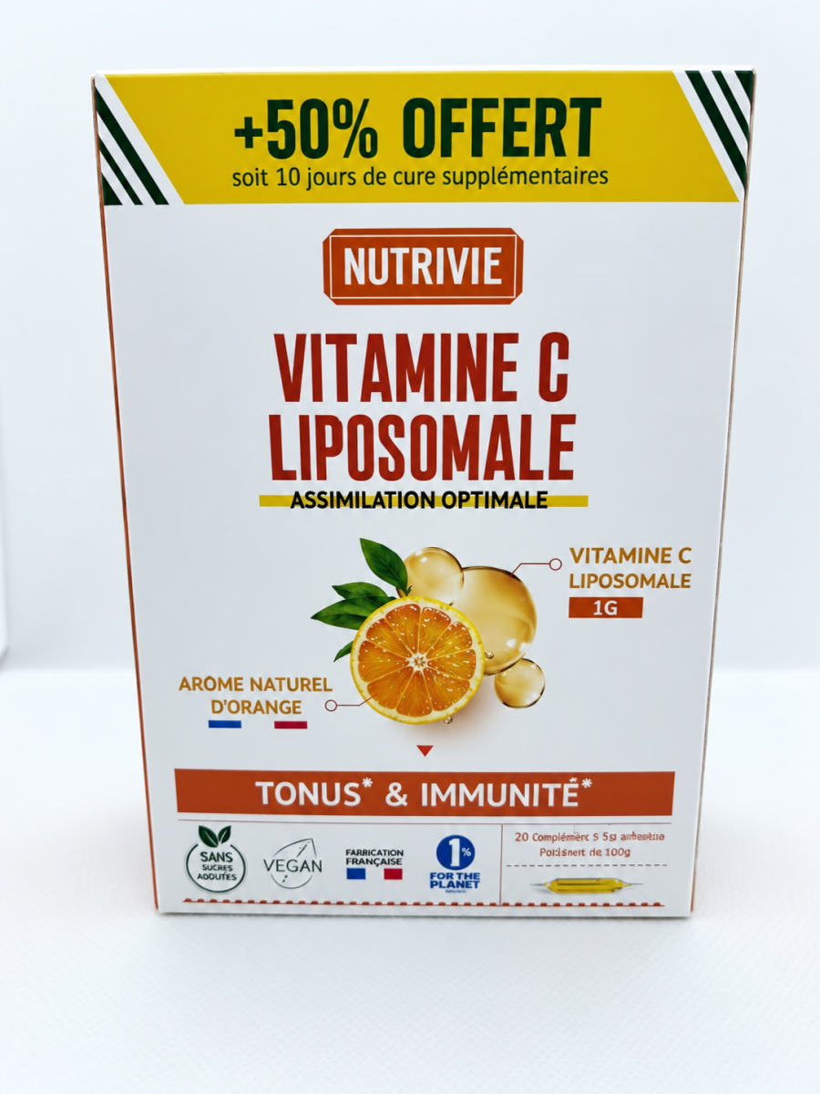 Vitamine C liposomale ampoules + 50% OFFERT