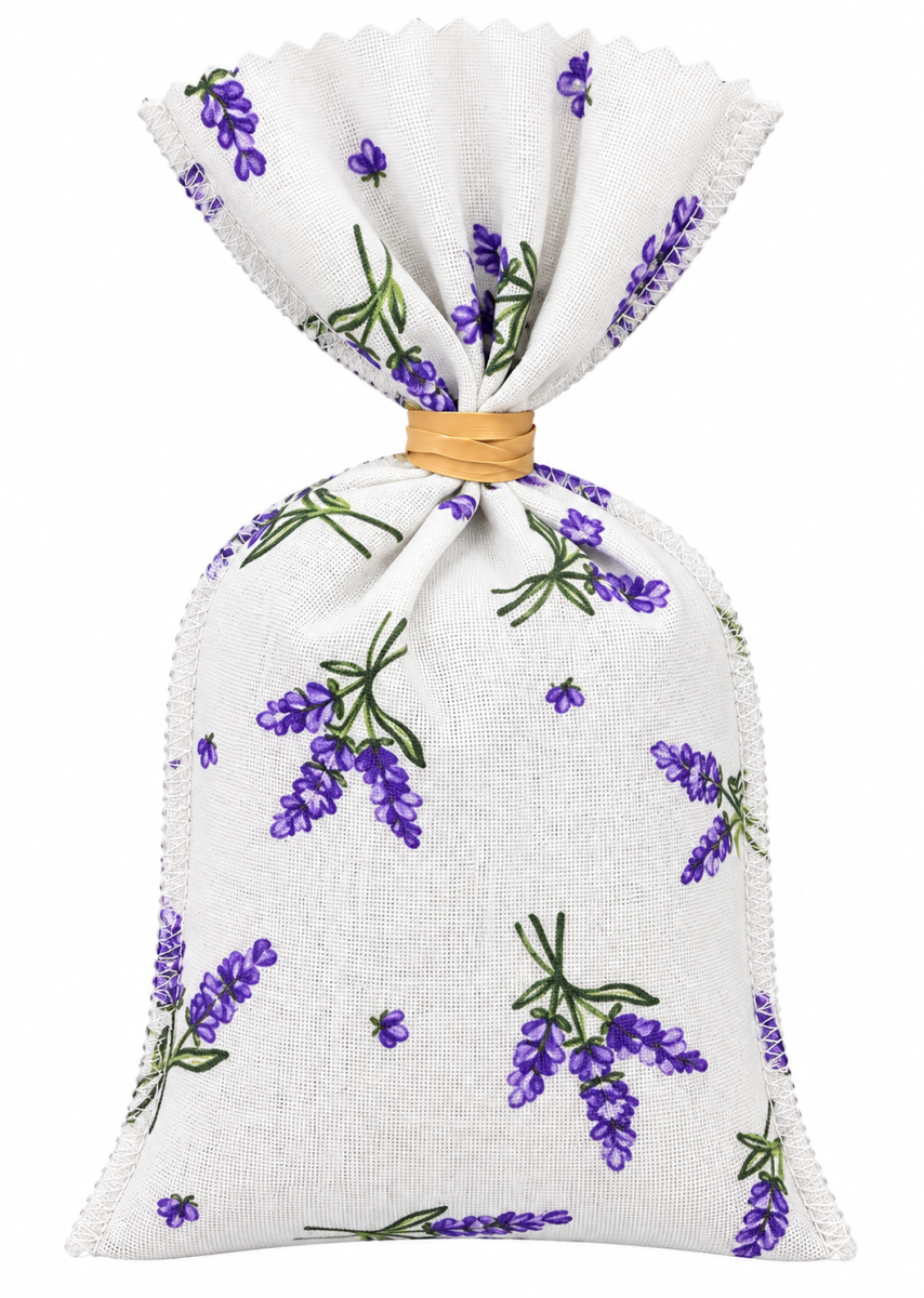Sachet de fleurs de Lavande et Lavandin de Provence Modèle imprimé
