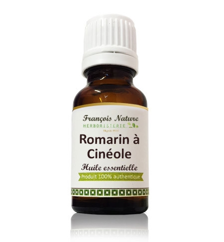 Romarin à cinéole 1-8 sommité fleurie Huile essentielle Bio