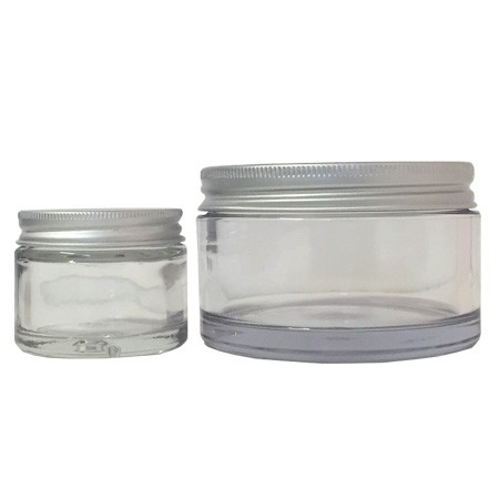 Pot verre bouchon alu