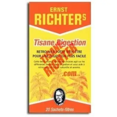 Ernst Richter tisane Contribue à la régulation de la digestion boite de  vingt sachets port uniquement pour la France métropolitaine. La boite 4.95 €