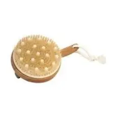 Brosse avec manche court et dentures de massage