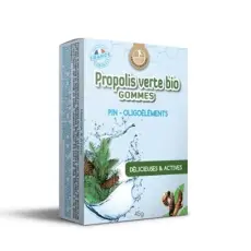 Gommes propolis verte Pin oligoéléments