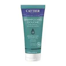 Shampooing douche Argile Blanche Extrait de menthe sport BIO
