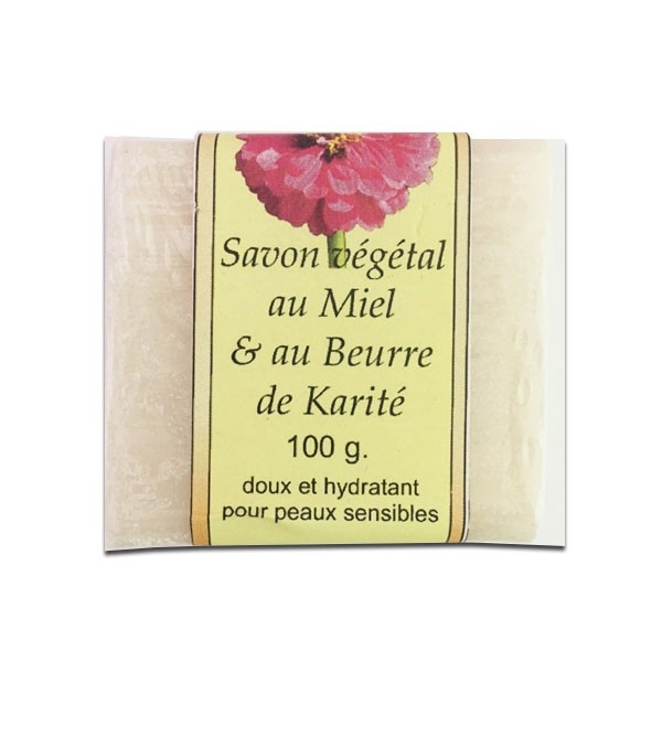 Savon végétal au miel & beurre de karité