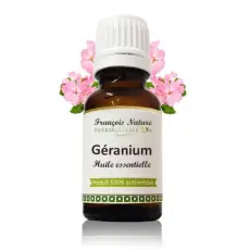 Géranium rosat partie aérienne Huile essentielle Bio