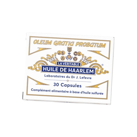 30 Capsules ORIGINALES Huile de Haarlem