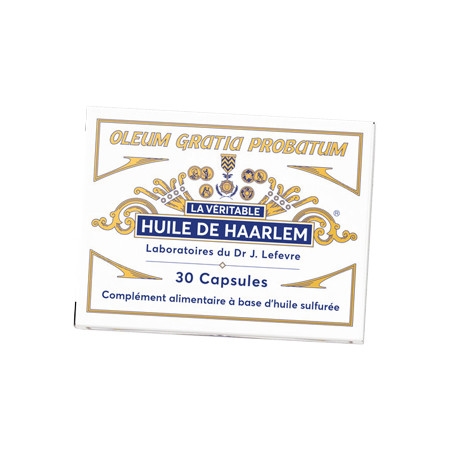 30 Capsules ORIGINALES Huile de Haarlem