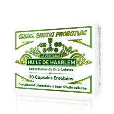 30 Capsules enrobées Huile de Haarlem
