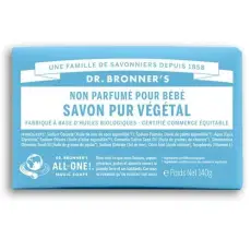 Pain de savon Non parfumé pour bébé BIO