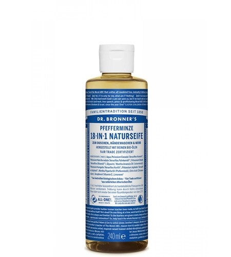 Savon liquide menthe poivrée 18-EN-1 BIO