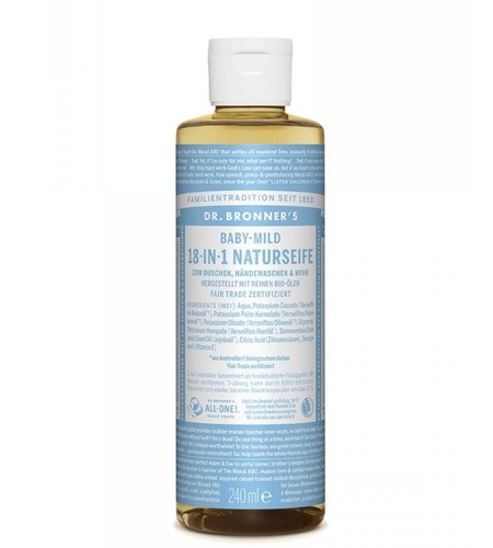 Savon liquide neutre pour bébé 18-EN-1 BIO