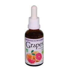 Grapex BIO 77.9% Extrait de pépins de pamplemousse 50 ml. Compte gouttes