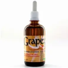 Grapex BIO 33% Extrait de pépins de pamplemousse 50 ml flacon en verre.