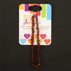 Collier d ambre standard cognac pour bébé