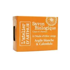 Savon Argile blanche Calendula BIO