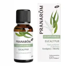 Eucaly pur, eucalyptus et menthe - les diffusables BIO