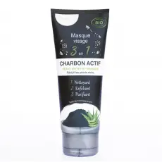 Masque visage certifié BIO - Charbon actif