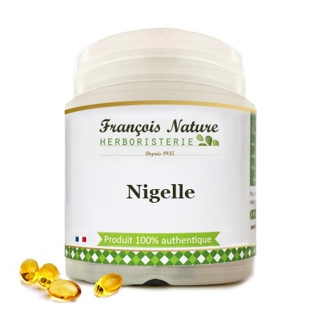 Huile de Nigelle en Capsules - Dosage 500 mg - Stimule les