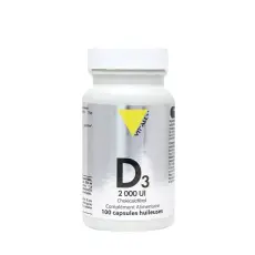 Vitamine D3, 100 capsules 2000 UI