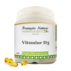 Vitamine D3 capsules huileuses - Complément Alimentaire