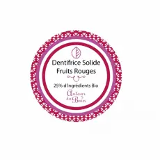 Dentifrice solide Fruits rouges BIO