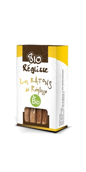 Bâtons de réglisse BIO (bonbons réglisse)