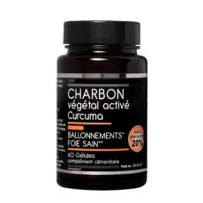 Charbon végétal activé Curcuma Vegan Gélules DDM
