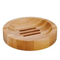 Porte savon rond en bambou