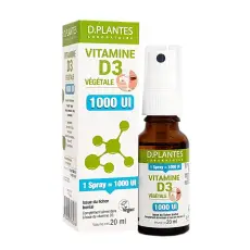 Vitamine D3 Végétale 1000 UI Spray